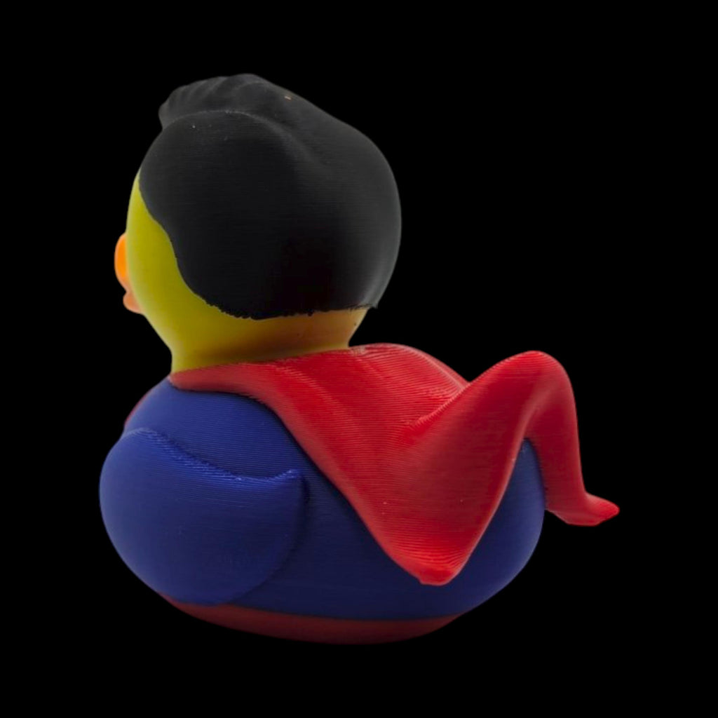 Inspired Superman Duck Collectible Superhero Fan  Comic Hero Dashboard Miniature Jeep Ducking Novelty