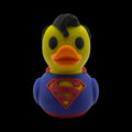 Inspired Superman Duck Collectible Superhero Fan  Comic Hero Dashboard Miniature Jeep Ducking Novelty