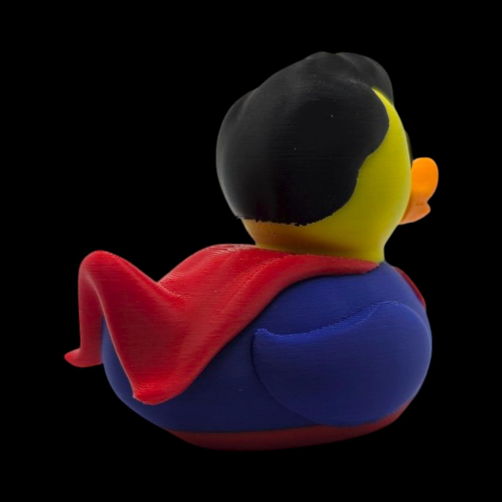 Inspired Superman Duck Collectible Superhero Fan  Comic Hero Dashboard Miniature Jeep Ducking Novelty