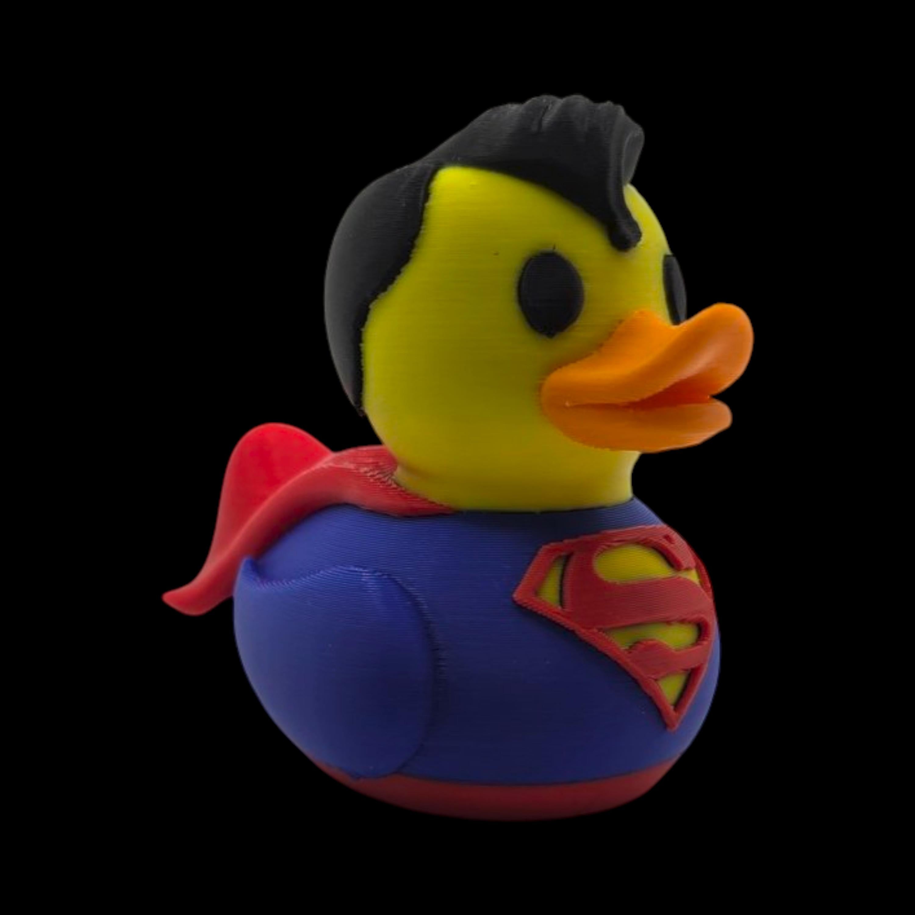 Inspired Superman Duck Collectible Superhero Fan  Comic Hero Dashboard Miniature Jeep Ducking Novelty