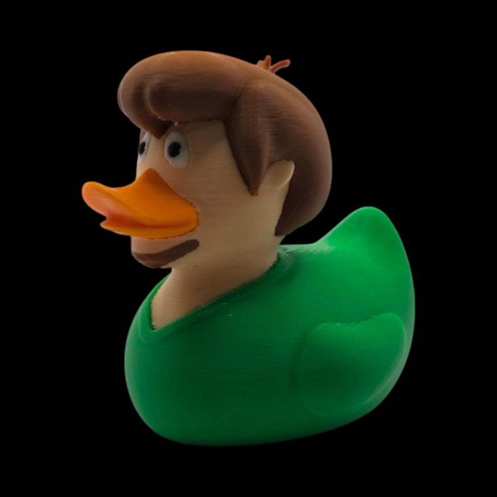 Shaggy Inspired Duck Collectible Cartoon Character Mystery  Solver 3d Printed  Mystery Machine Jeep Dash