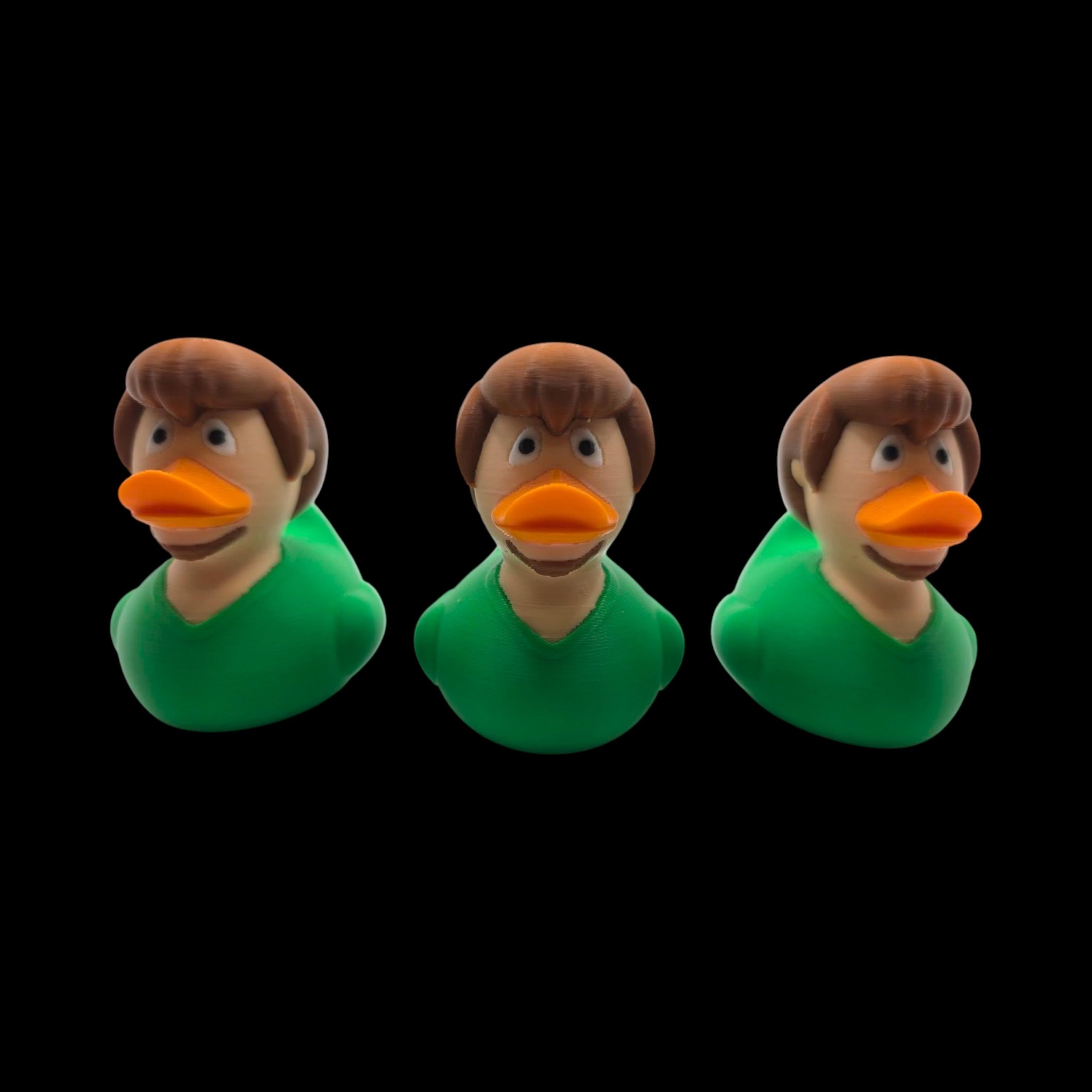 Shaggy Inspired Duck Collectible Cartoon Character Mystery  Solver 3d Printed  Mystery Machine Jeep Dash