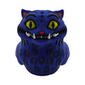 Kpop Fan Collectible Blue Tiger Duck Figurine Quirky Animal Design 3D Printed Statue Premium PLA Semi Gloss Finish Black Stripes Leopard Pattern Yellow Green Eyes Fangs Desk Accessory Gift Coworker Birthday Present Jeep Duck Display