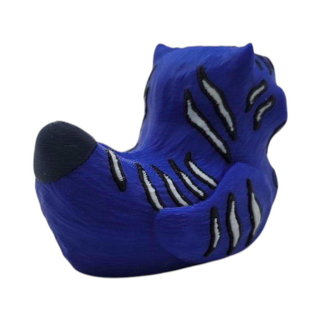 Inspired Blue Derp Tiger Duck  Desk Accessory  Kpop Fan Collectible Statue Jeep Duck Shelf Display Novelty