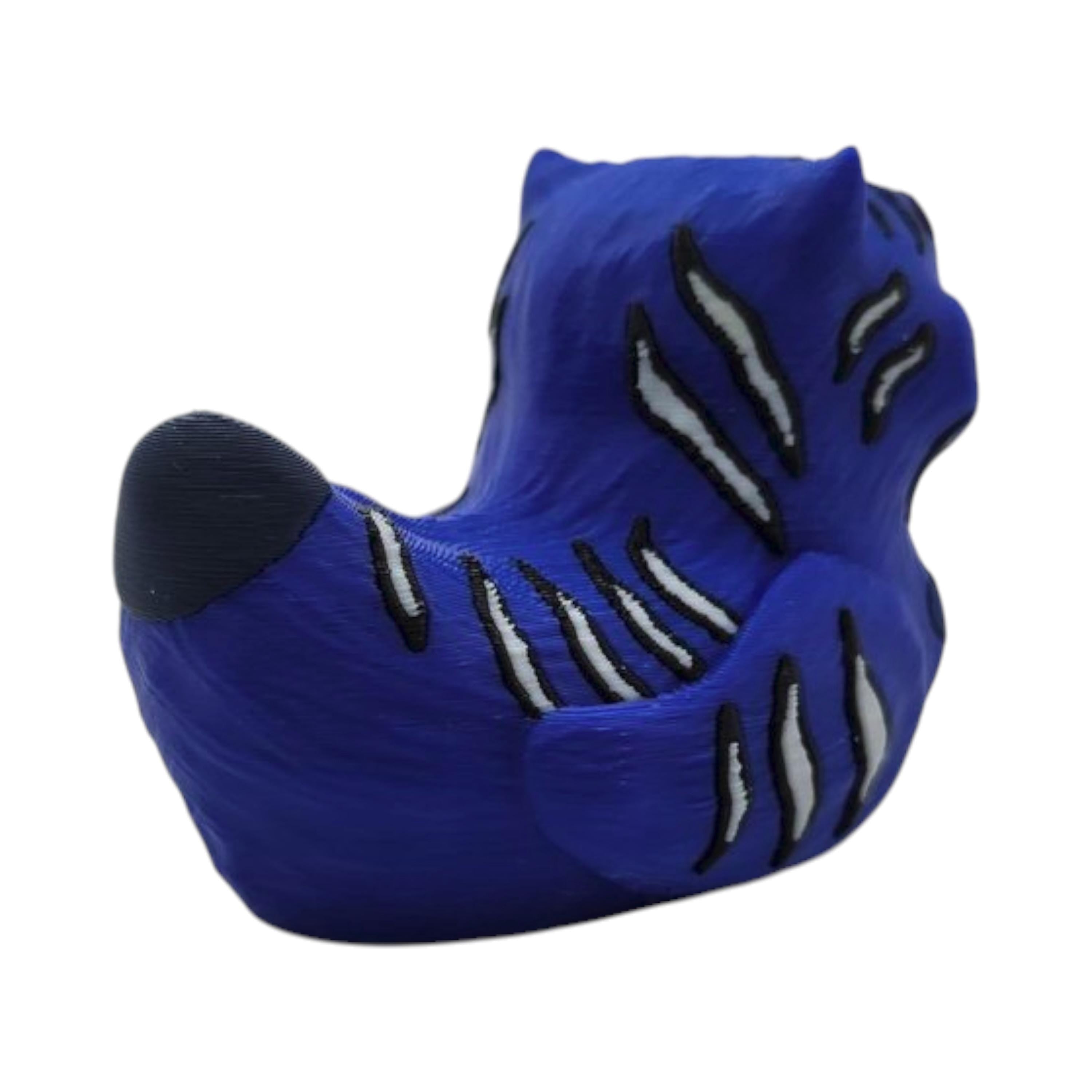 Inspired Blue Derp Tiger Duck  Desk Accessory  Kpop Fan Collectible Statue Jeep Duck Shelf Display Novelty
