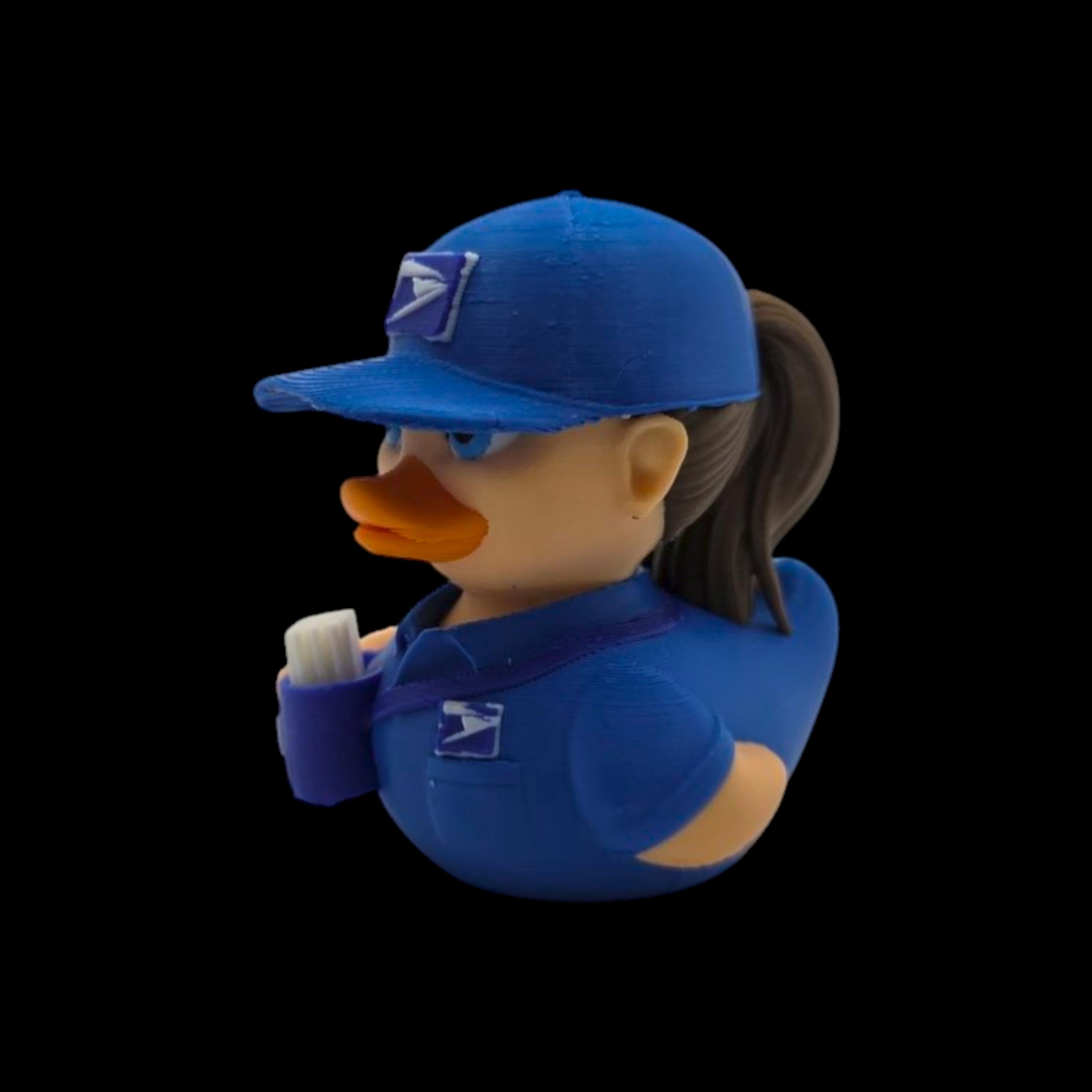 Postal Worker Gift Mail Carrier Appreciation Present Desk Buddy Office Decoration Mailman Figurine Duck Collectible Cruise Ship