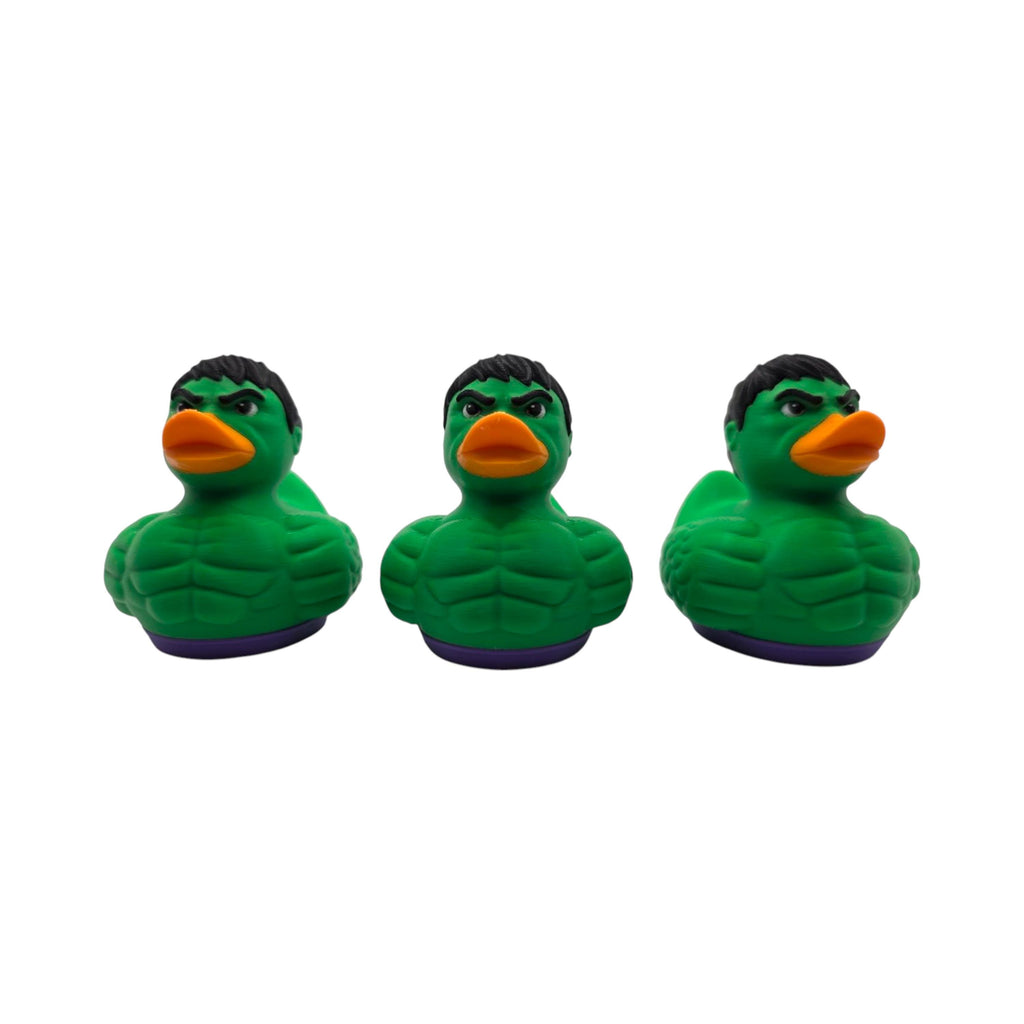 2 versions Superhero Inspired Hulk Duck Figurine Superhero Inspired Collectible Comic Fan Jeep Dashboard