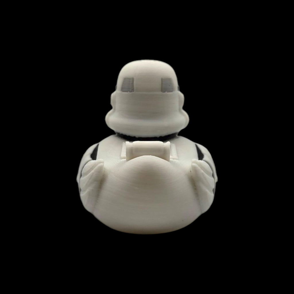 Stormtrooper Inspired Duck Collectible Figurine Star Wars Fan  Geek Desk Toy Shelf Display Office Decoration Sci