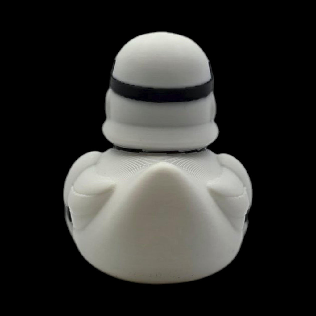 Stormtrooper Inspired Duck  Star Wars Fan  Geek Desk Toy Shelf Display Office Decoration Sci Jeep Ducking