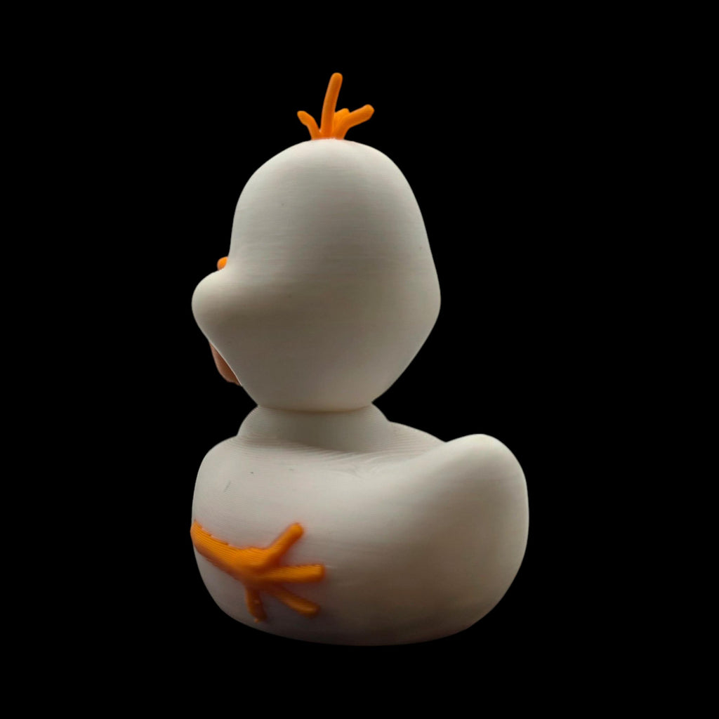 Inspired Olaf Duck  3d Printed Figure Disney Collectible Fish Extender Disney Cruise Ducks Frozen