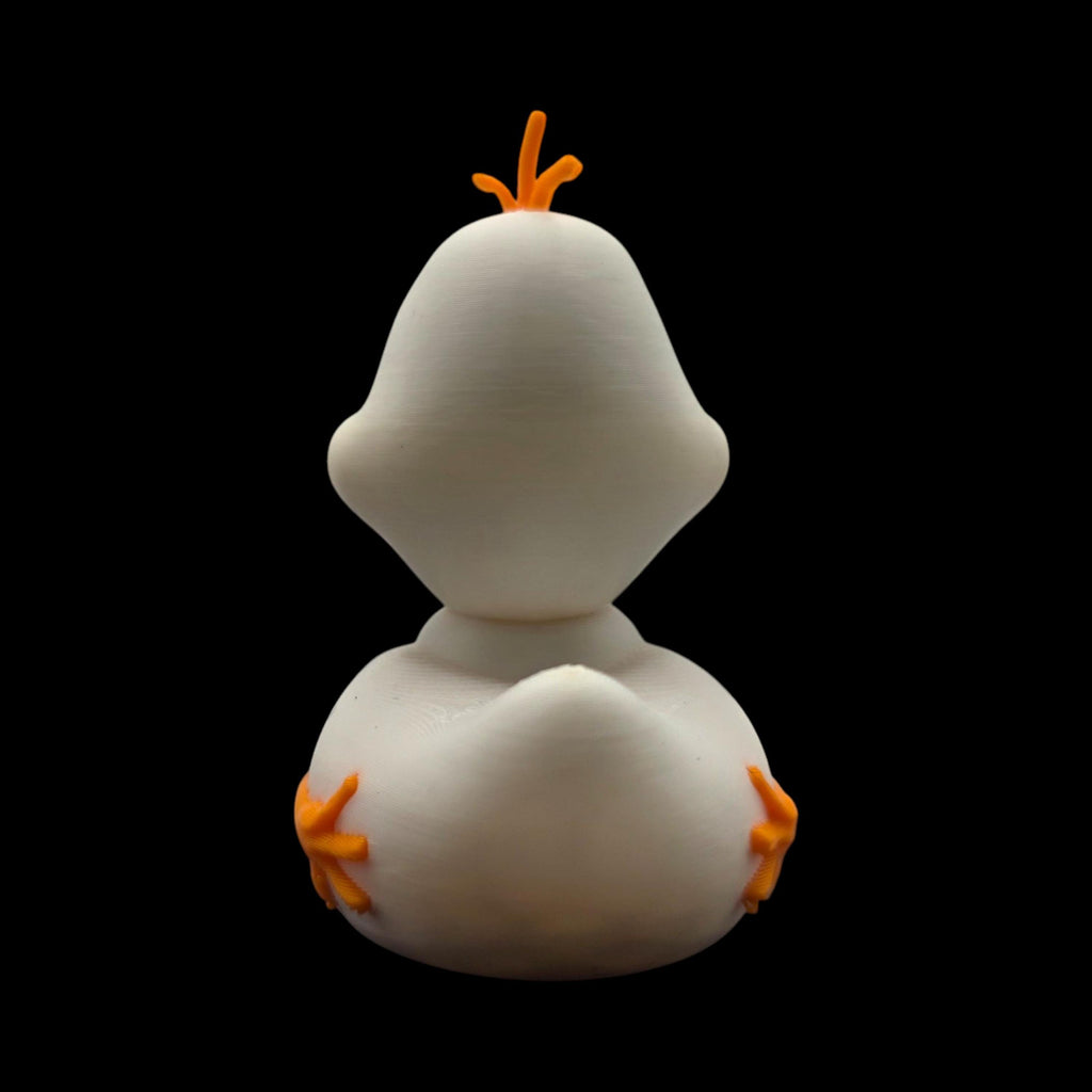 Inspired Olaf Duck  3d Printed Figure Disney Collectible Fish Extender Disney Cruise Ducks Frozen