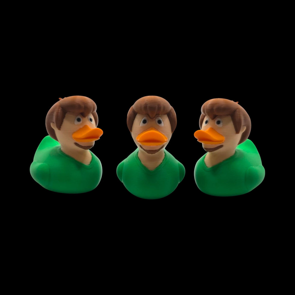 Shaggy Inspired Duck Collectible Cartoon Character Mystery  Solver 3d Printed  Mystery Machine Jeep Dash