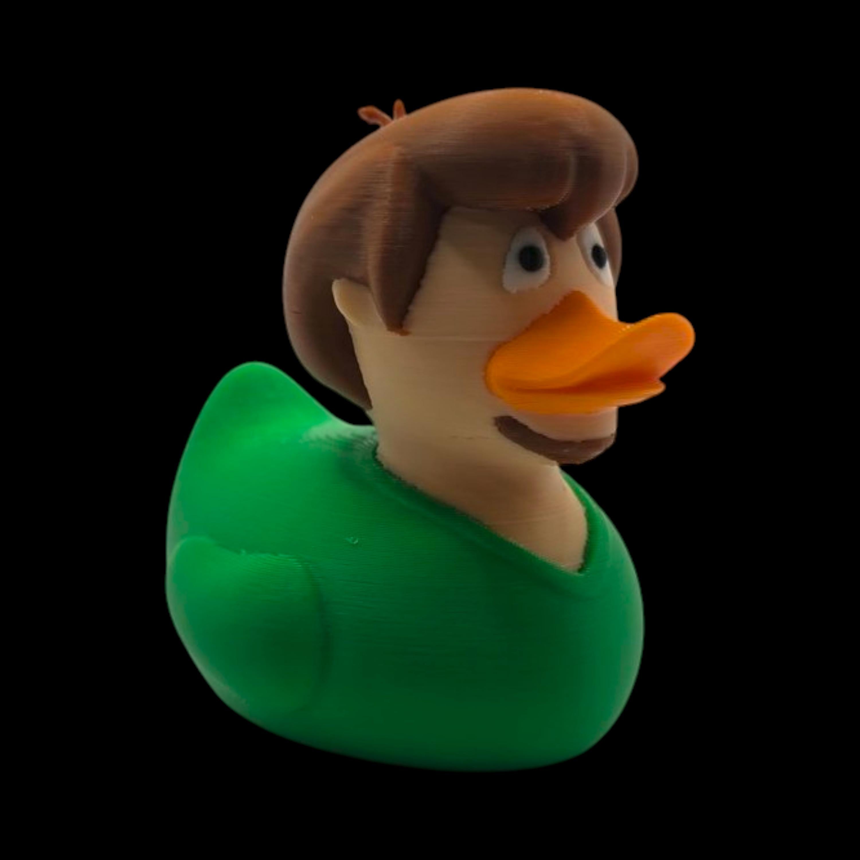 Shaggy Inspired Duck Collectible Cartoon Character Mystery  Solver 3d Printed  Mystery Machine Jeep Dash