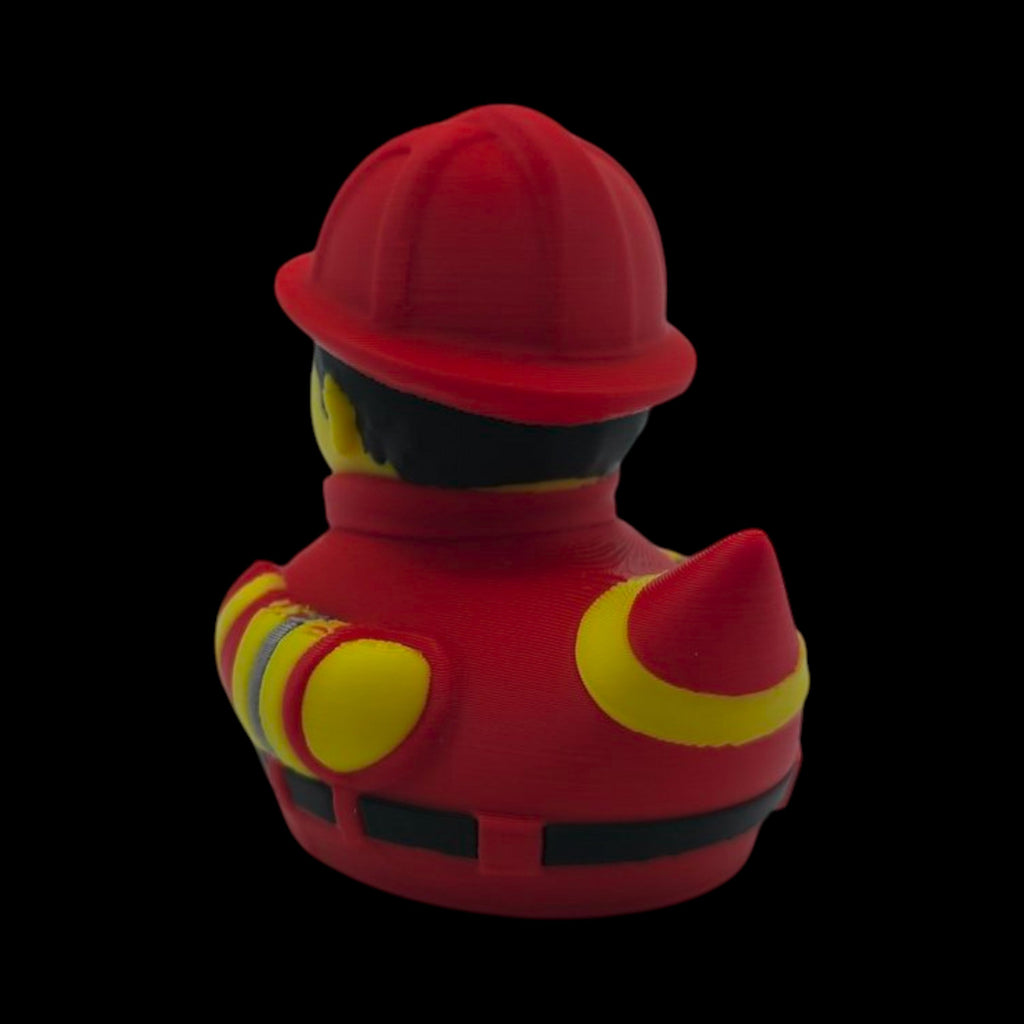 Fire Fighter Duck Dashboard Decoration Cruise Ship Hiding Game Party Favor Fireman Desk Collectible