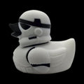 Stormtrooper Inspired Duck  Star Wars Fan  Geek Desk Toy Shelf Display Office Decoration Sci Jeep Ducking