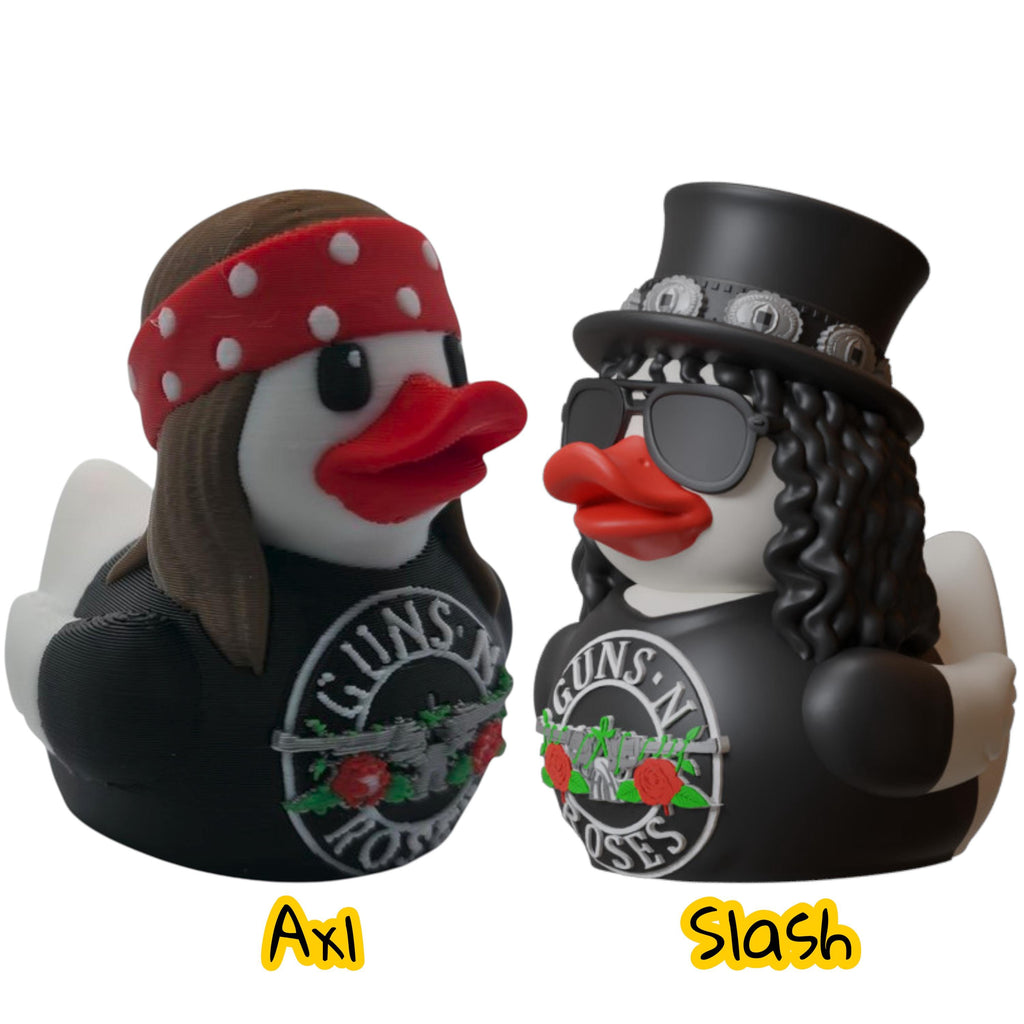 Inspired Guns N' Roses Jeep Dashboard Ducks – Slash & Axl Rose Special Edition