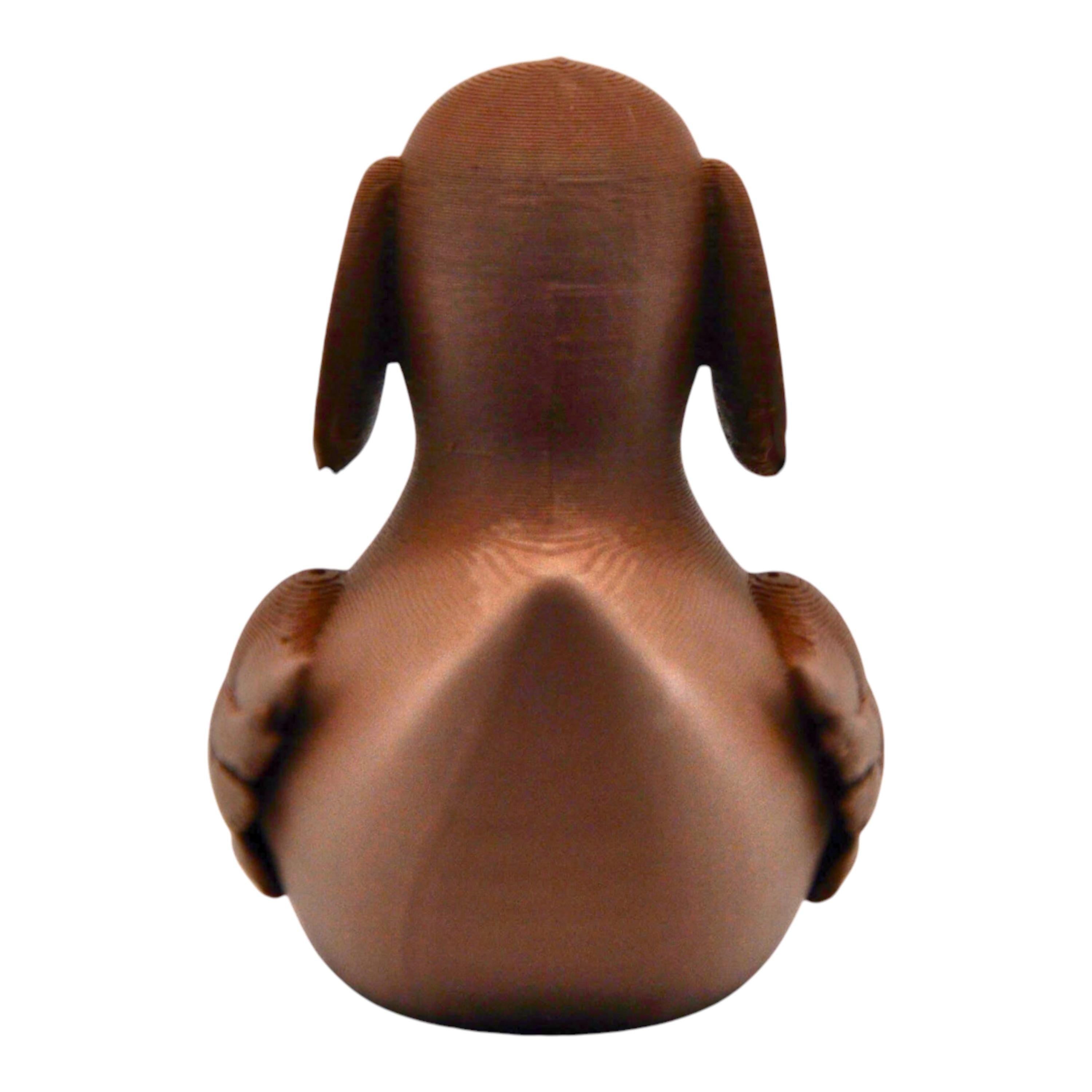 Dachshund Duck for Dog Lover Present Set Whimsical Home Accence Art Animal Sculpturet Piece