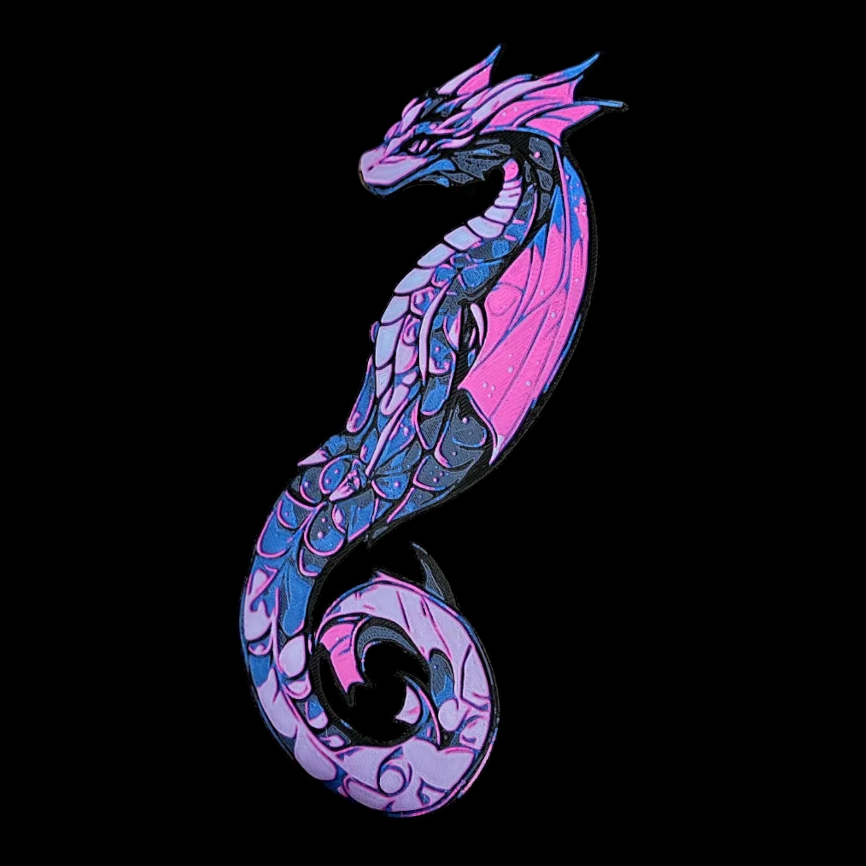 Wyvern Dragon Bookmarkes Set  #1 Crystal, # 2 Sea, #3 Crimson and #4 Forest
