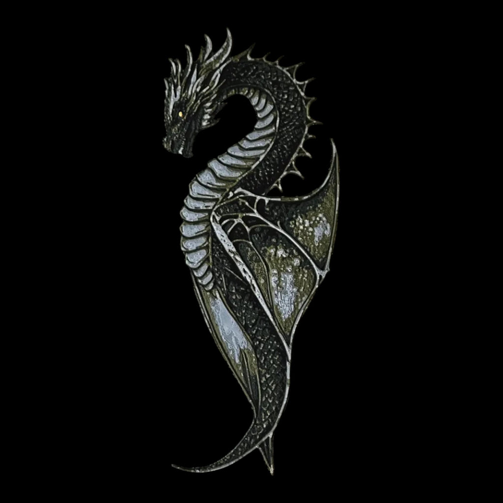 Wyvern Dragon Bookmarkes Set  #1 Crystal, # 2 Sea, #3 Crimson and #4 Forest