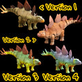 4 Versions Stegosaurus Articulated Dinosaur Toy Posable Stegosaurus Figure Desk Decoration Collectible Prehistoric