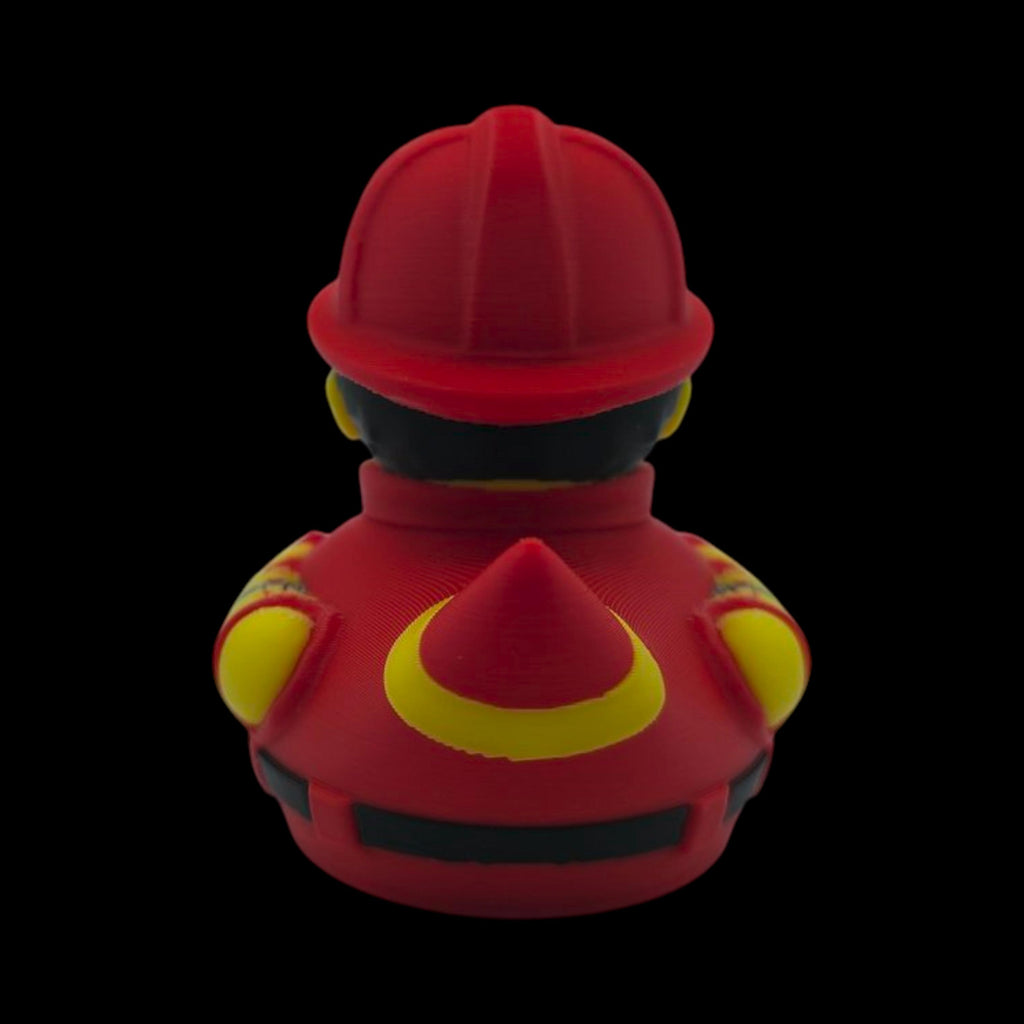 Fire Fighter Duck Dashboard Decoration Cruise Ship Hiding Game Party Favor Fireman Desk Collectible