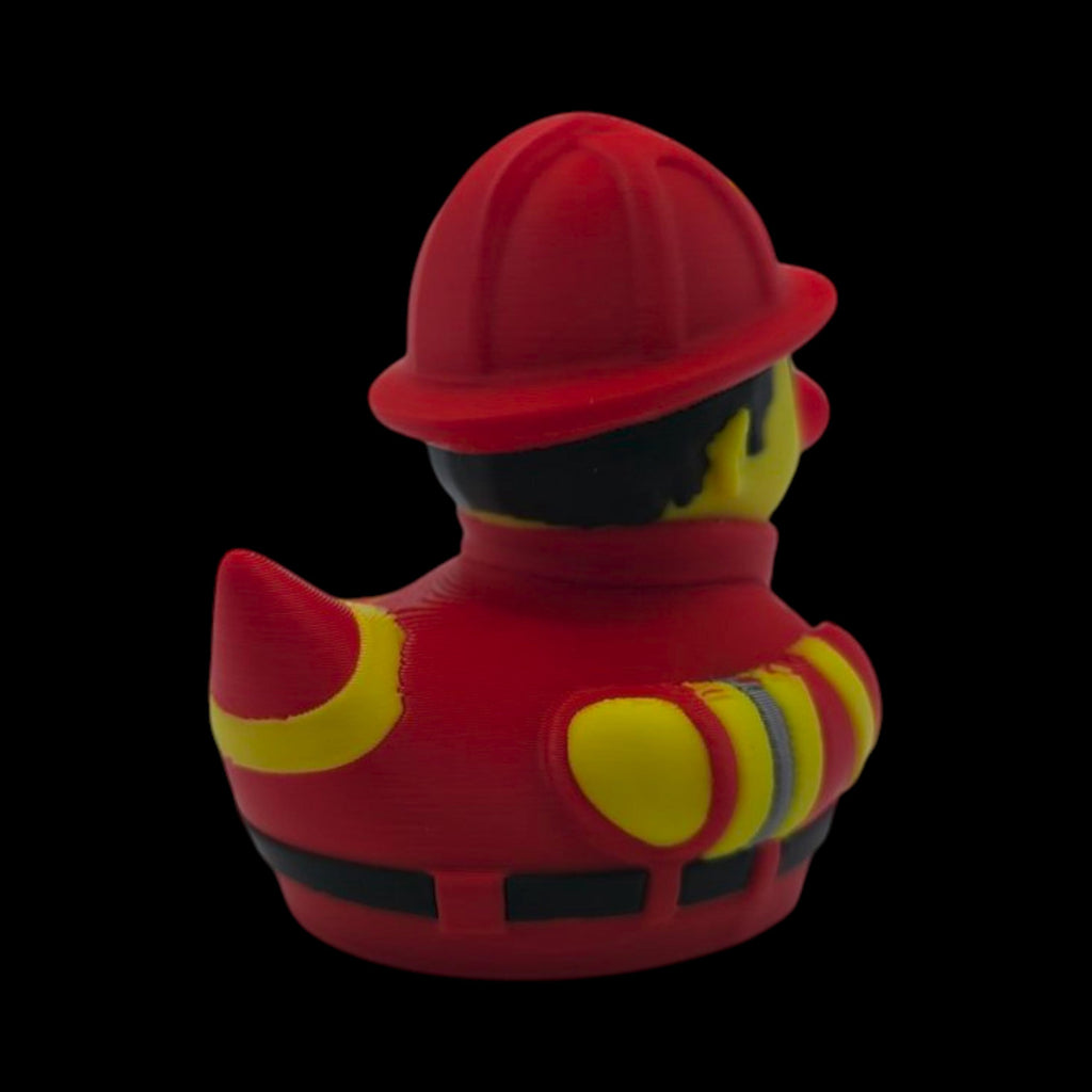 Fire Fighter Duck Dashboard Decoration Cruise Ship Hiding Game Party Favor Fireman Desk Collectible