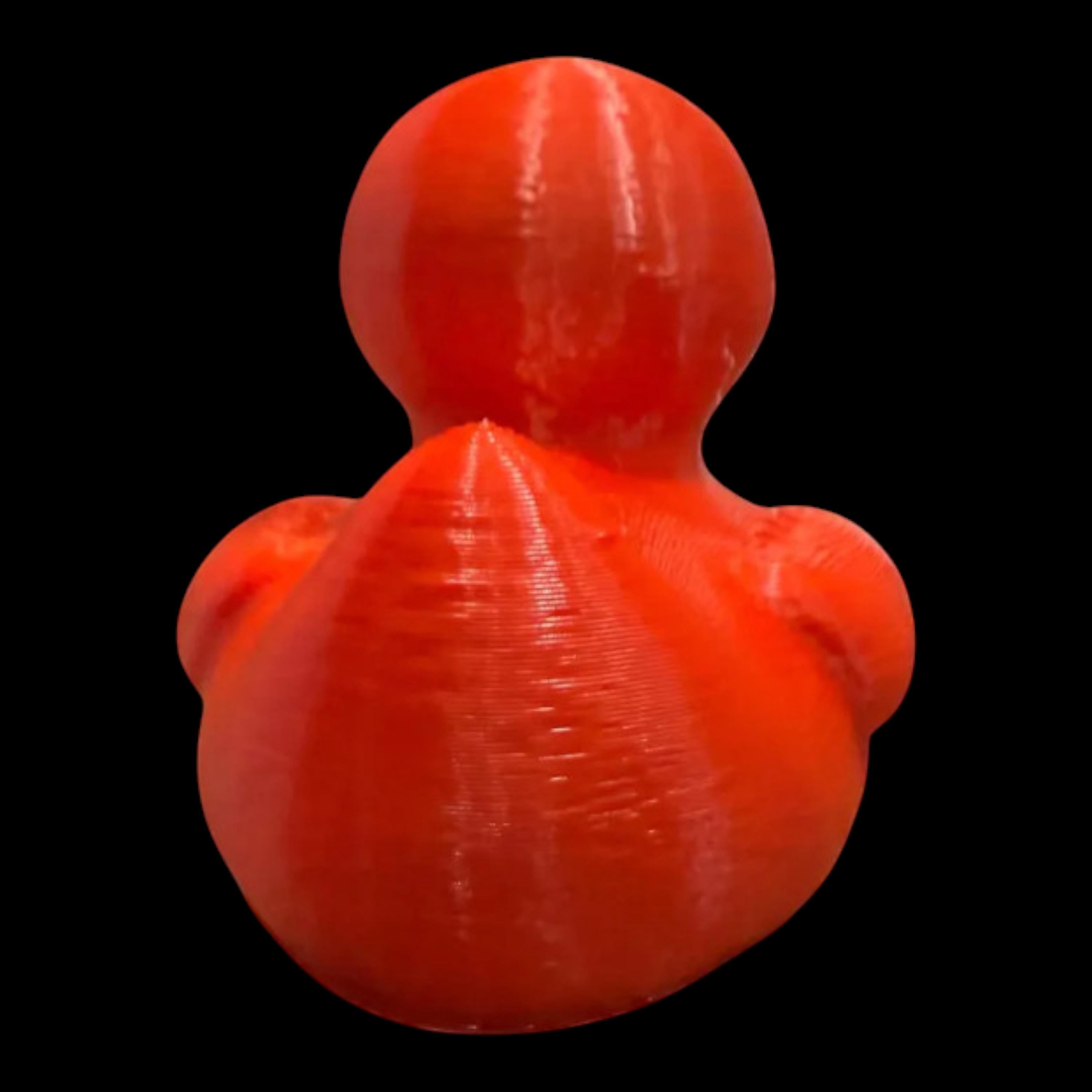 Red Carnage Duck 3D Printed Symbiote Figure Display Decoration Desk Accessory Marvel Comic Character