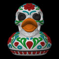 Sugar Skull Duck Multicolor Shelf Ornament Mexican Art Cultural Day Of Dead Car Dash