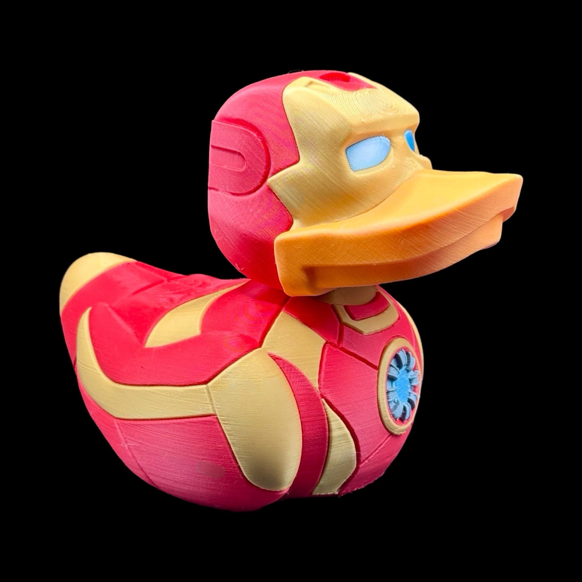 Ironman Simulated Duck 3D Printed Collectible Figure Marvel Fan Unique Desk Toy Office Display Shelf Statue Avenger