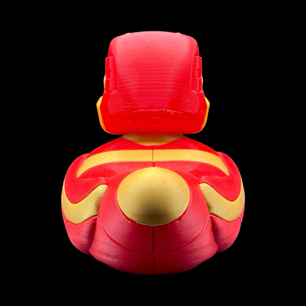 Ironman Simulated Duck 3D Printed Collectible Figure Marvel Fan Unique Desk Toy Office Display Shelf Statue Avenger