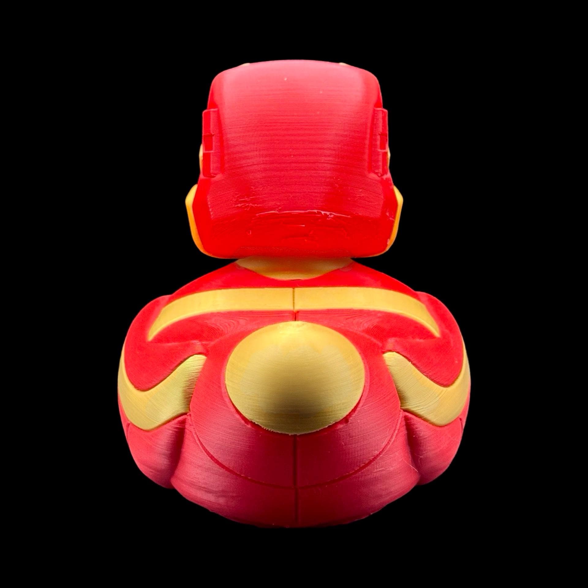 Ironman Simulated Duck 3D Printed Collectible Figure Marvel Fan Unique Desk Toy Office Display Shelf Statue Avenger