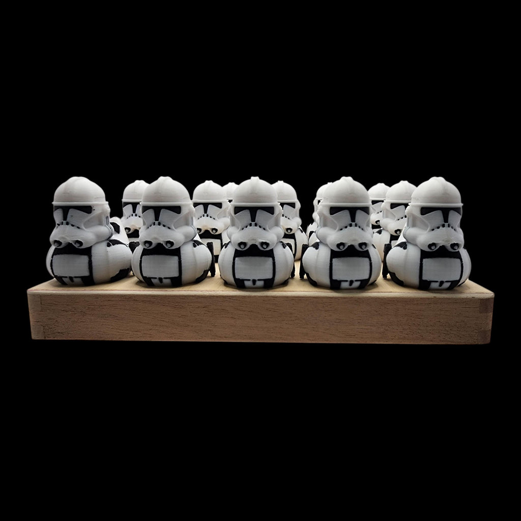 Inspired Clone Trooper Black & White Duck  Star Wars Cruise Jeep dash Ducking
