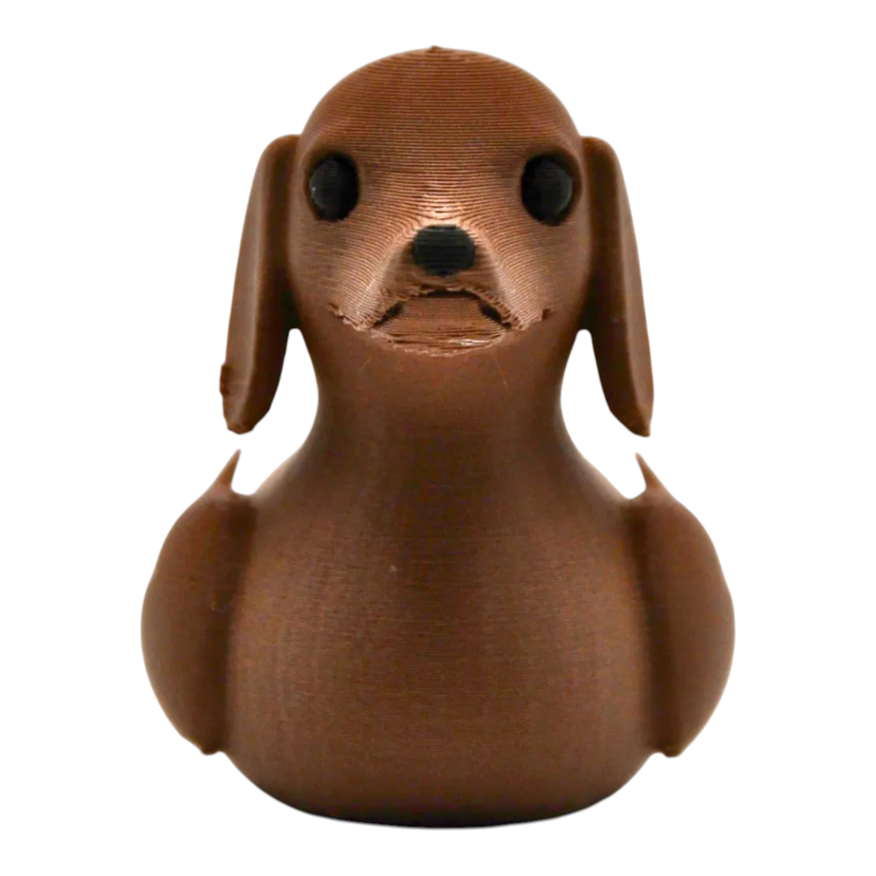 Dachshund Duck for Dog Lover Present Set Whimsical Home Accence Art Animal Sculpturet Piece