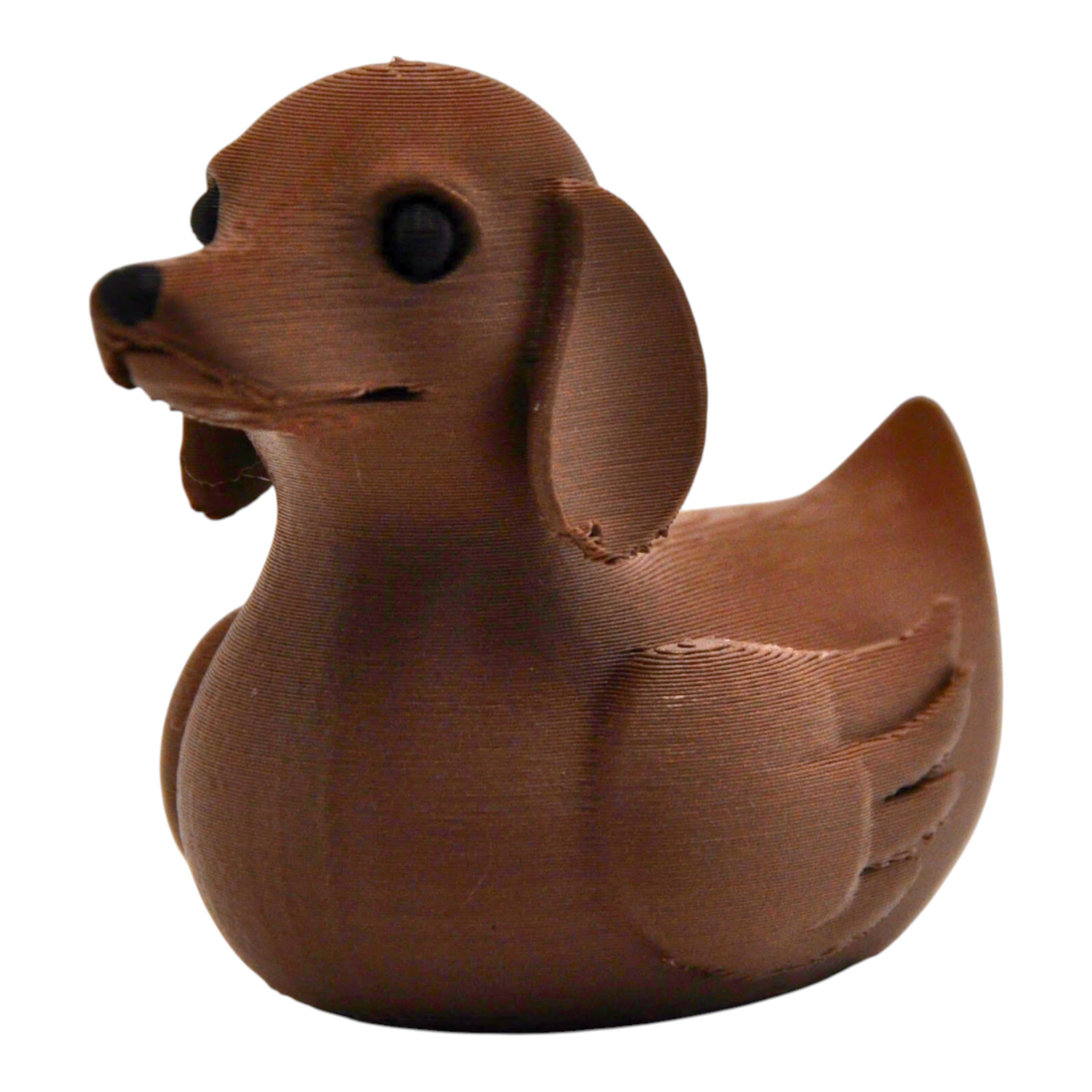 Dachshund Duck for Dog Lover Present Set Whimsical Home Accence Art Animal Sculpturet Piece