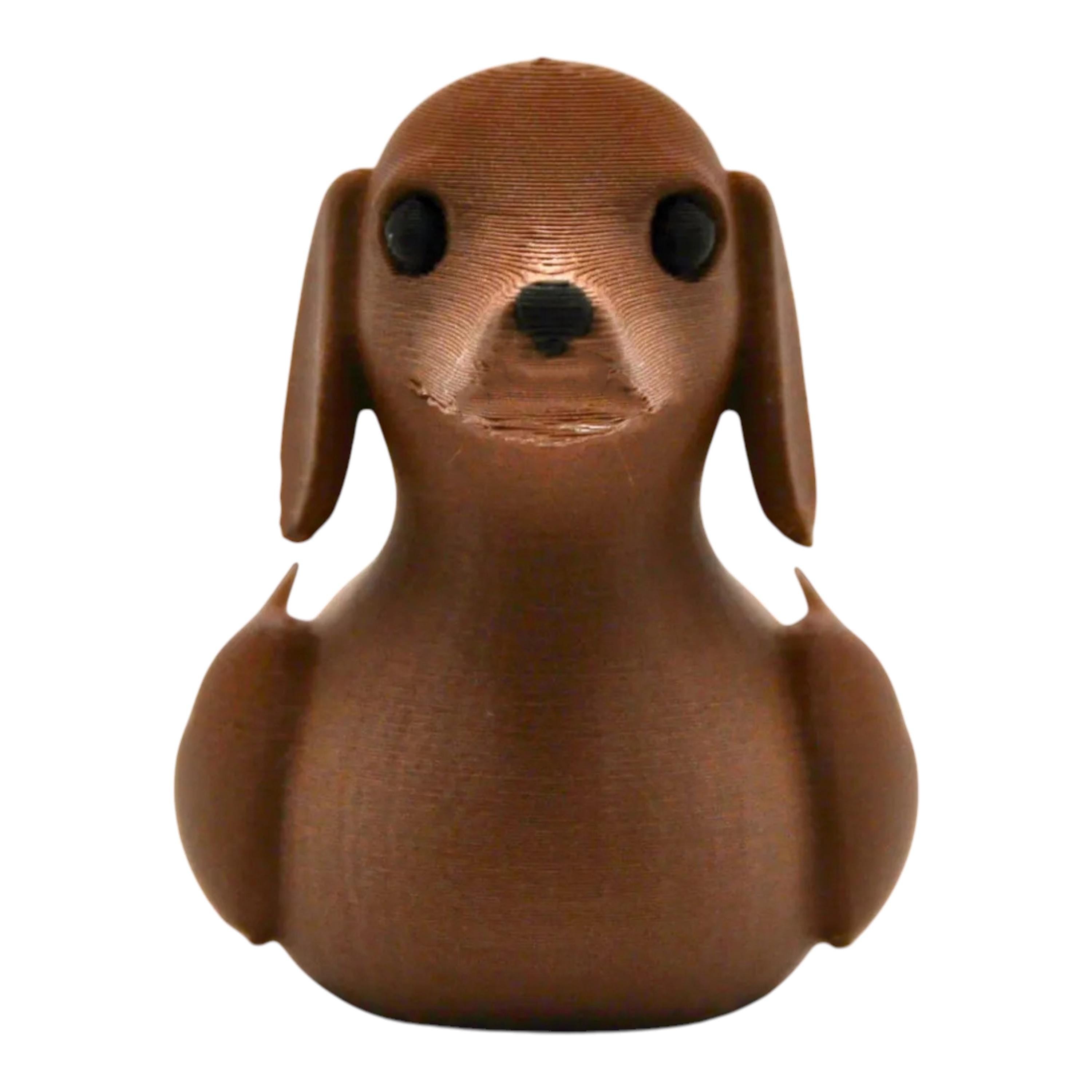 Dachshund Duck for Dog Lover Present Set Whimsical Home Accence Art Animal Sculpturet Piece