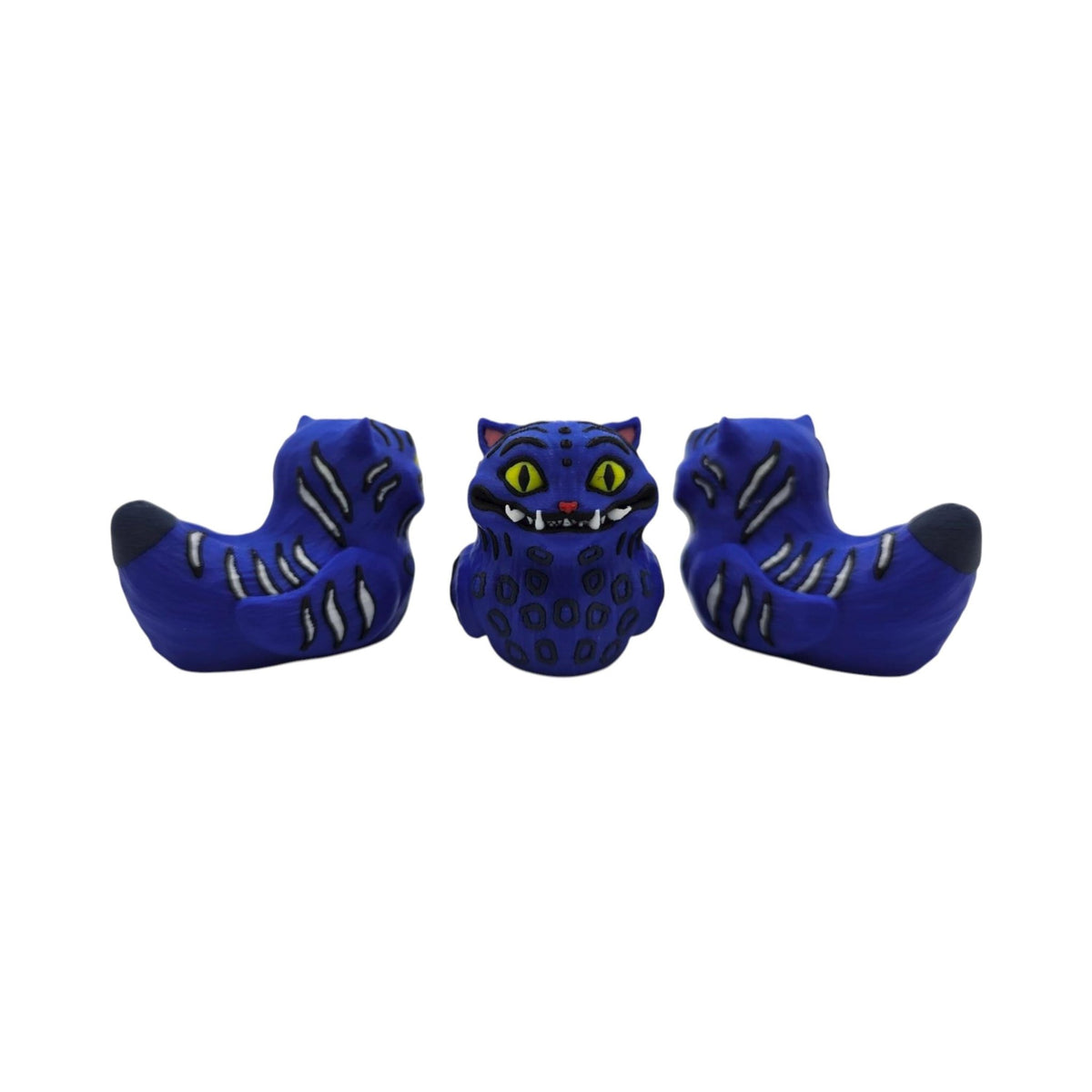 Inspired Blue Derp Tiger Duck Desk Accessory Kpop Fan Collectible Statue Jeep Duck Shelf Display Novelty - JM Designs