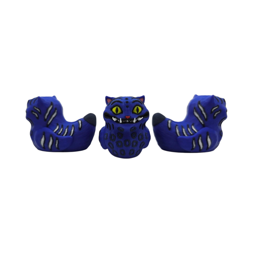 Inspired Blue Derp Tiger Duck Desk Accessory Kpop Fan Collectible Statue Jeep Duck Shelf Display Novelty - JM Designs