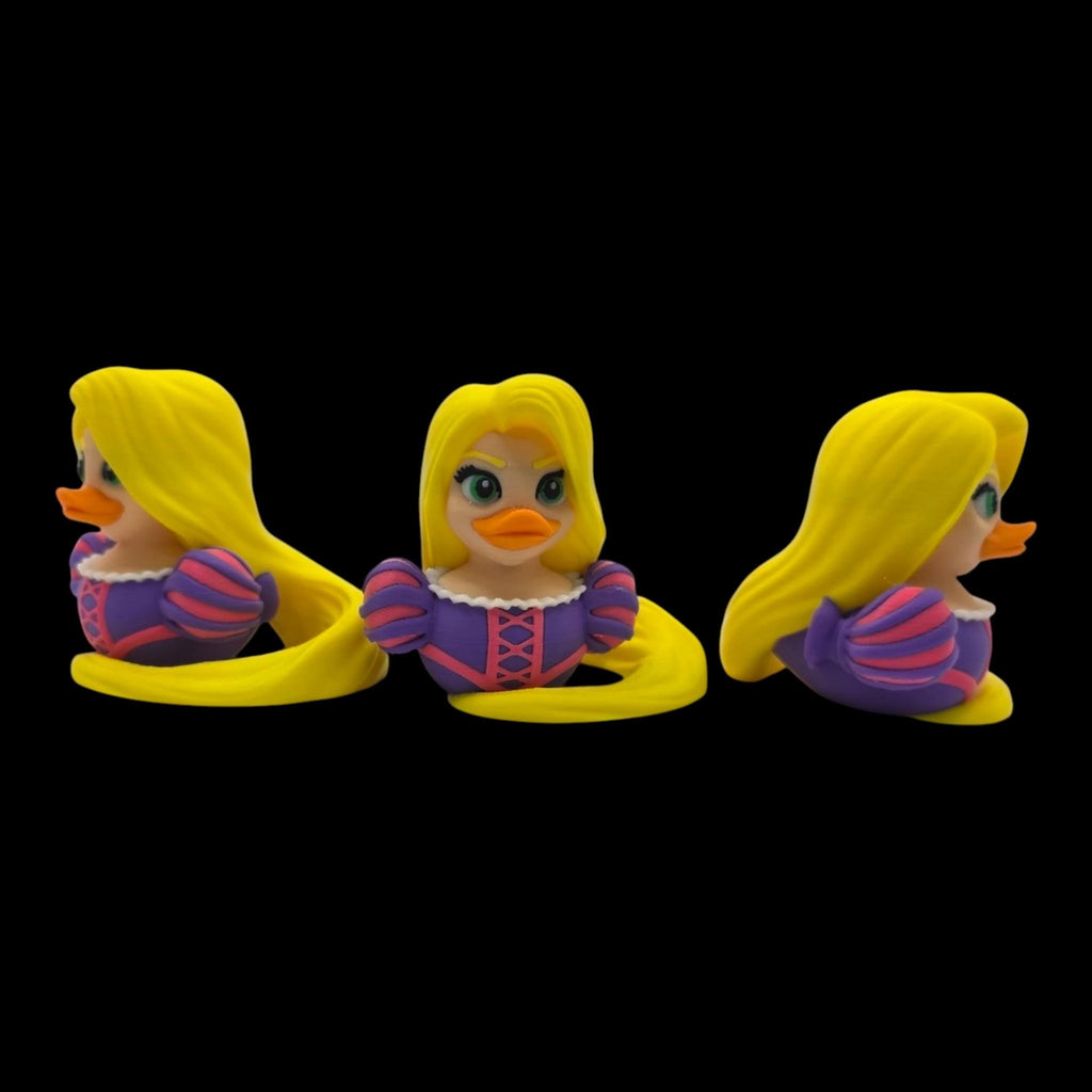 Inspired Rapunzel Tangled Duck Ornament Handcrafted Parody Duck Jeep Ducking 3d Printed Fairytale - JM Designs