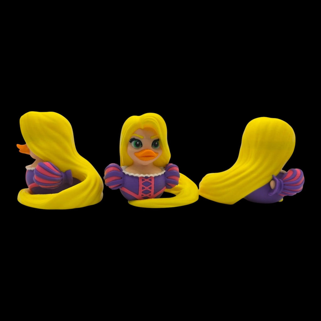 Inspired Rapunzel Tangled Duck Ornament Handcrafted Parody Duck Jeep Ducking 3d Printed Fairytale - JM Designs