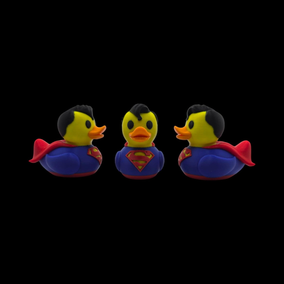 Inspired Superman Duck Collectible Superhero Fan Comic Hero Dashboard Miniature Jeep Ducking Novelty - JM Designs