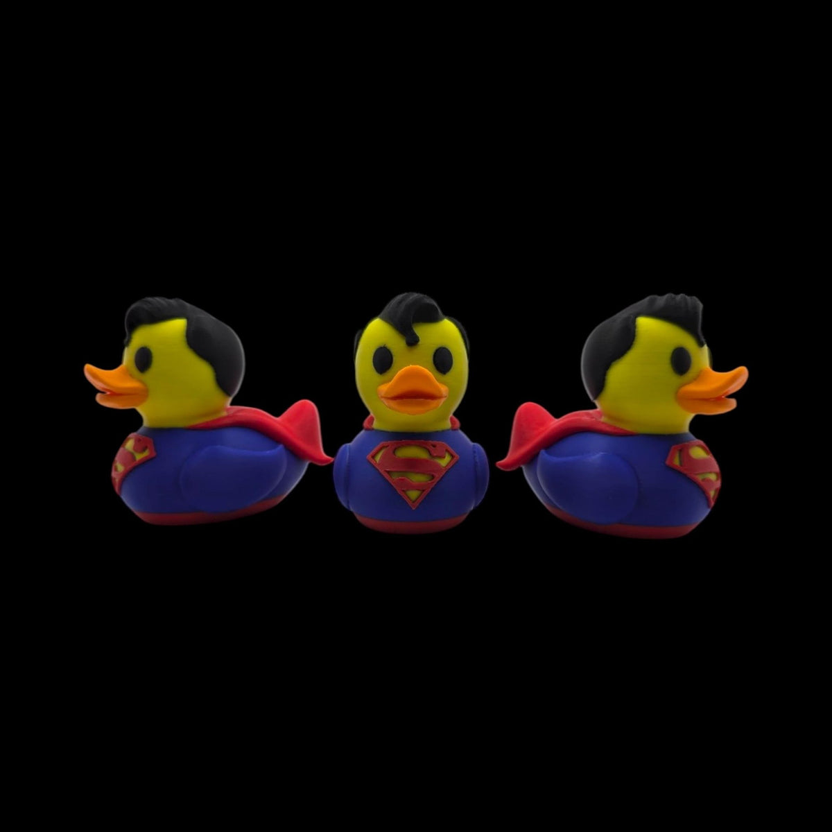 Inspired Superman Duck Collectible Superhero Fan Comic Hero Dashboard Miniature Jeep Ducking Novelty - JM Designs