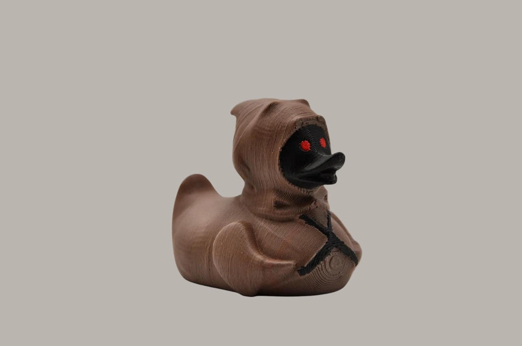 Jawa Rubber Duck Toy - 3D Printed Bath Accessory for Star Wars Fans - JM Designs