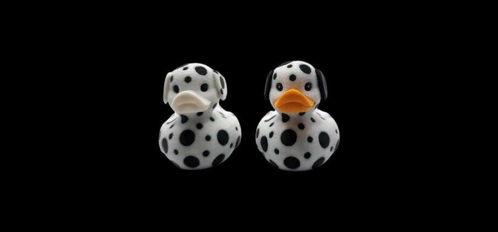 Jeep Dashboard Duck, Dalmatian Spotted 3D Printed Car Decoration - JM Designs