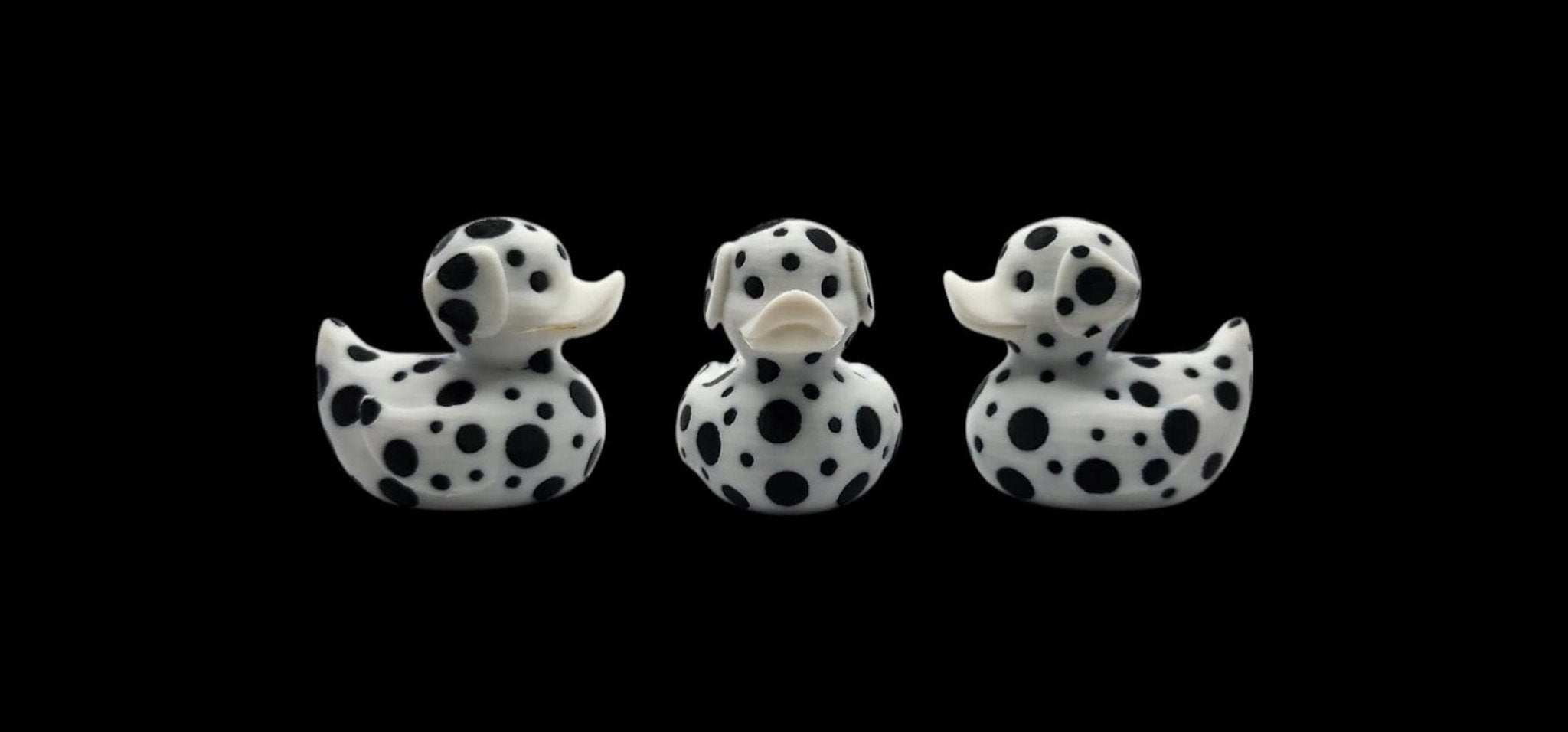 Jeep Dashboard Duck, Dalmatian Spotted 3D Printed Car Decoration - JM Designs