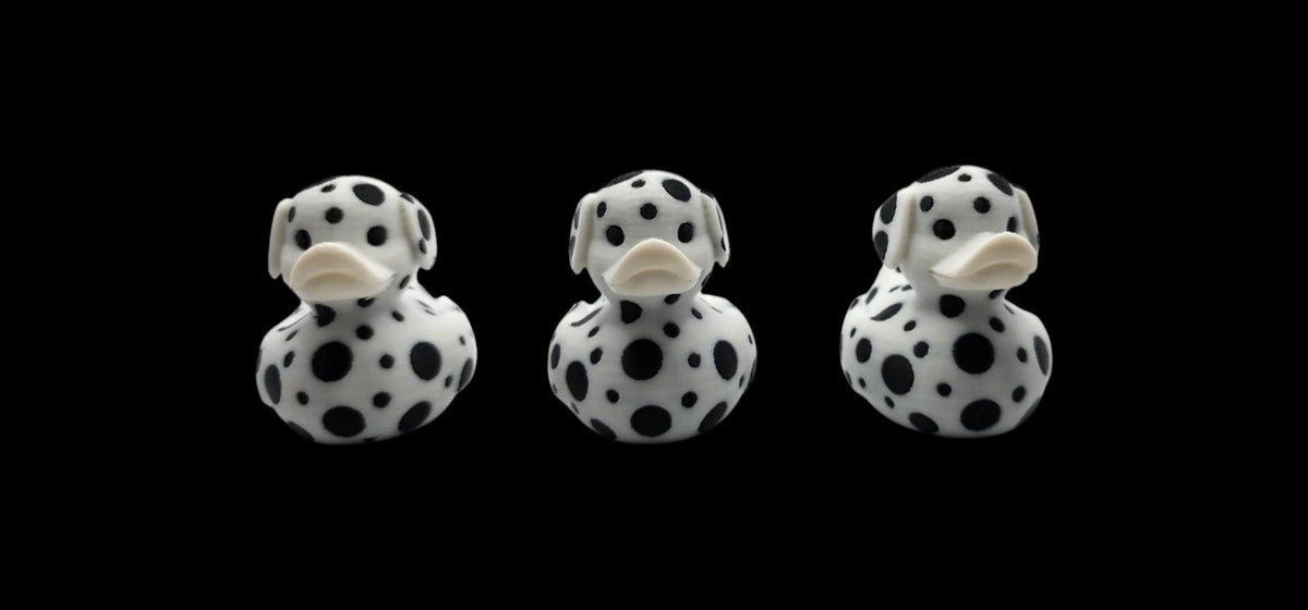Jeep Dashboard Duck, Dalmatian Spotted 3D Printed Car Decoration - JM Designs