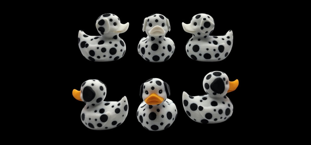 Jeep Dashboard Duck, Dalmatian Spotted 3D Printed Car Decoration - JM Designs