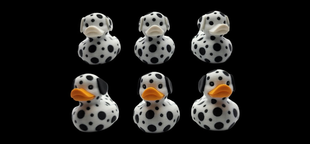 Jeep Dashboard Duck, Dalmatian Spotted 3D Printed Car Decoration - JM Designs