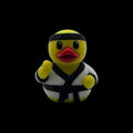 Karate Duck Figurine, 3D Printed Martial Arts Decor in Red or Black Uniform - JM Designs