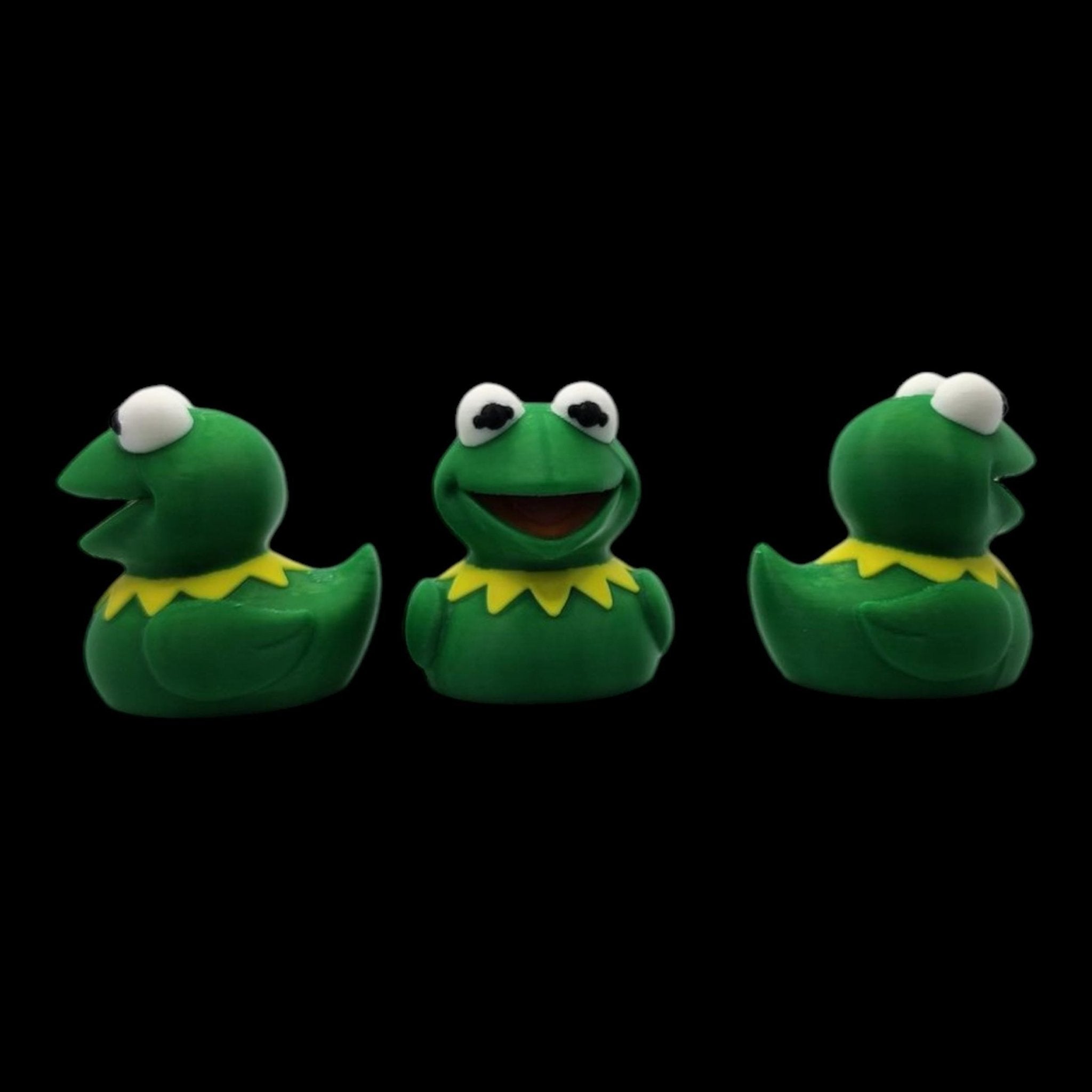 Kermit Duck Figure, 3D Printed Toy with Design for Desk Decor - JM Designs