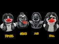 Kiss Inspired Duck Figurine, 3D Printed Music Memorabilia for Collectors - JM Designs